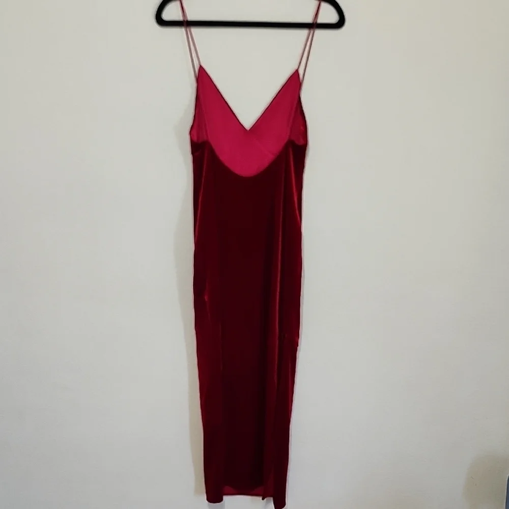 Lovers + Friends Red Spaghetti Strap Slip Dress - Picture 6 of 9